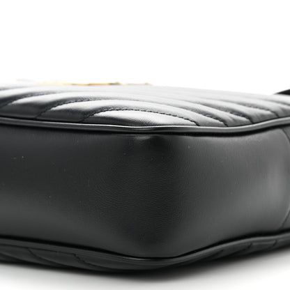 Saint Laurent Calfskin Matelasse Monogram Lou Camera Bag Black 10 of 11