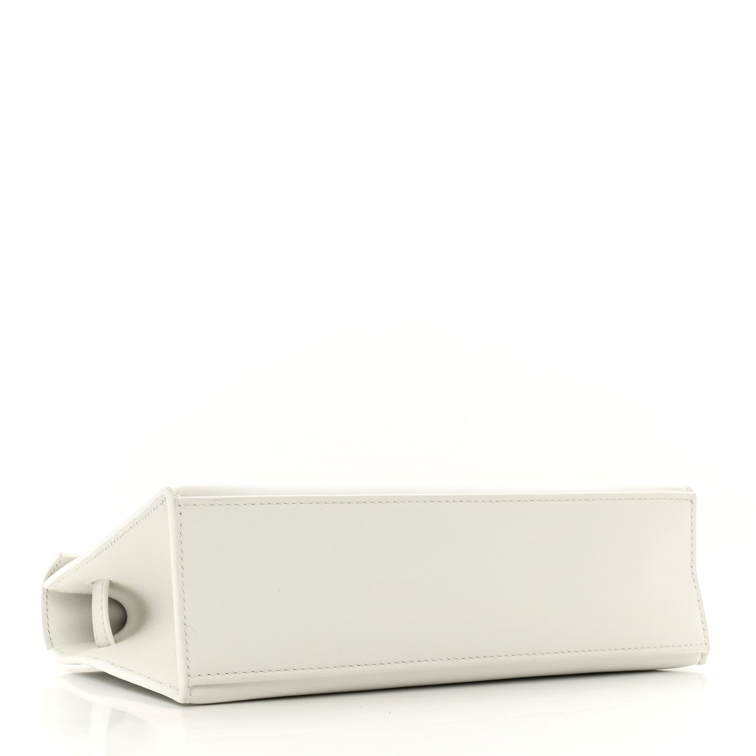 Hermes Swift Kelly Pochette Clutch White 4 of 9