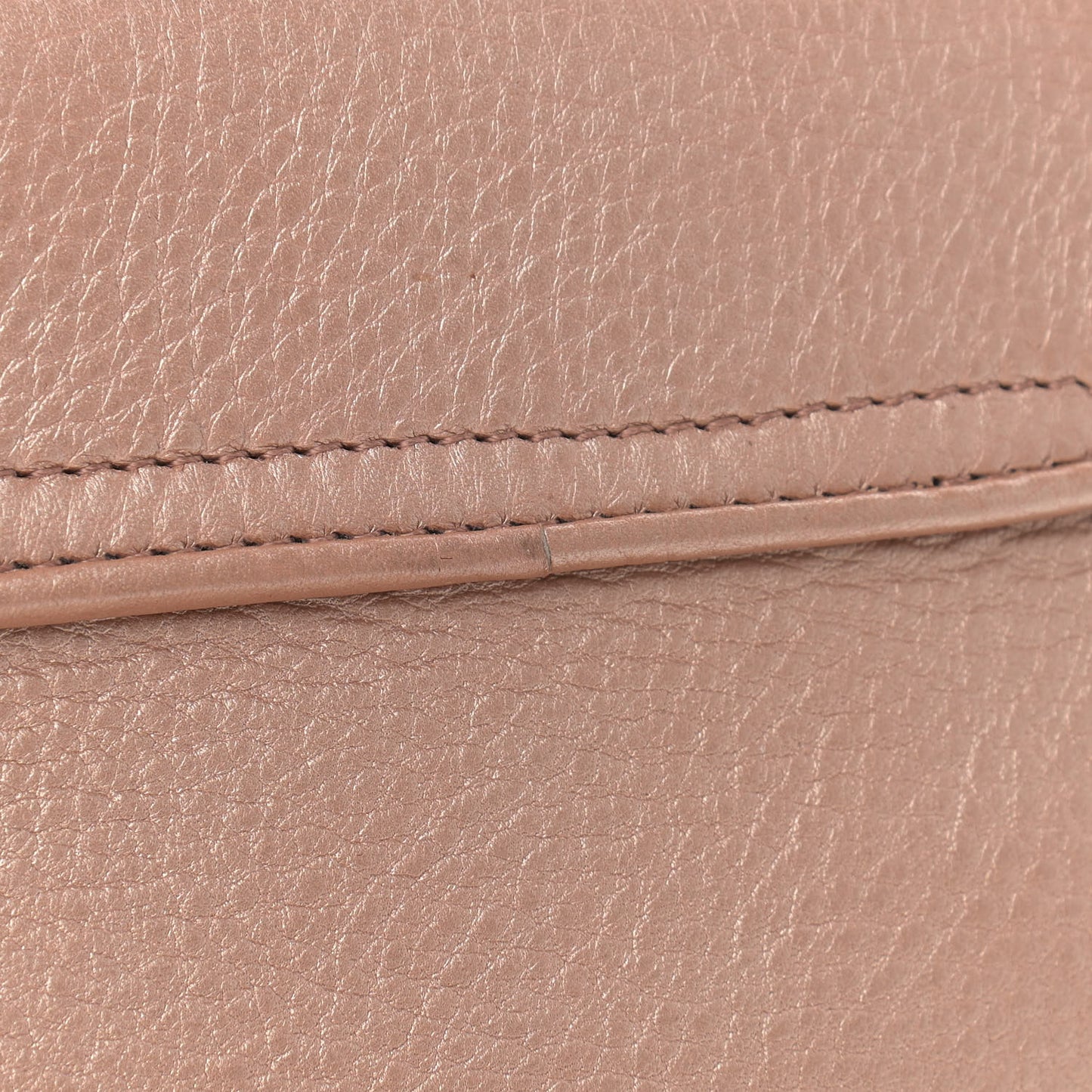 Pebbled Calfskin Small 1973 Chain Shoulder Bag Champagne