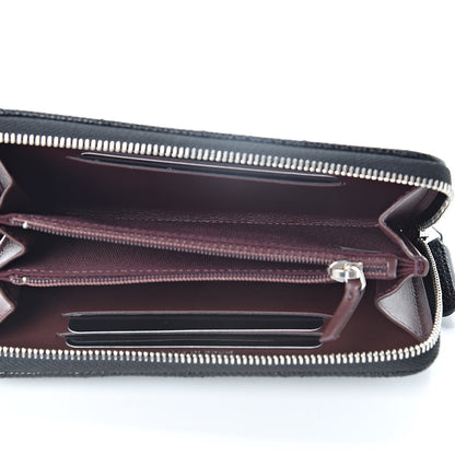 Chanel Caviar Quilted Small Zip Around Wallet Black 5 of 9