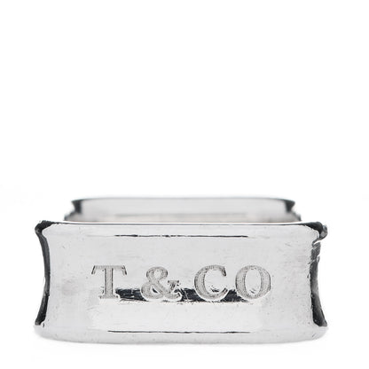 Tiffany Sterling Silver 1837 Square Ring 52 6 1 of 6