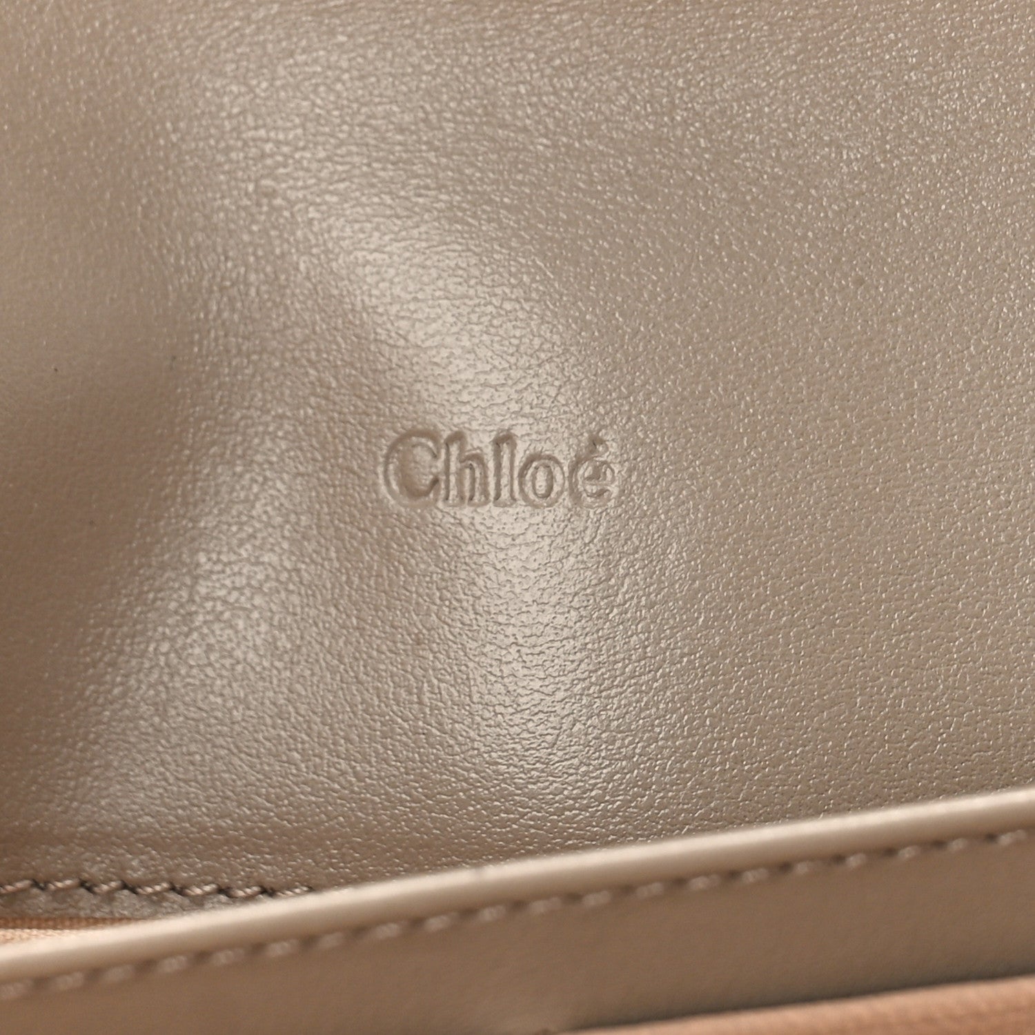 Chloe Smooth Calfskin Chloe Long Wallet Motty Grey 8 of 9
