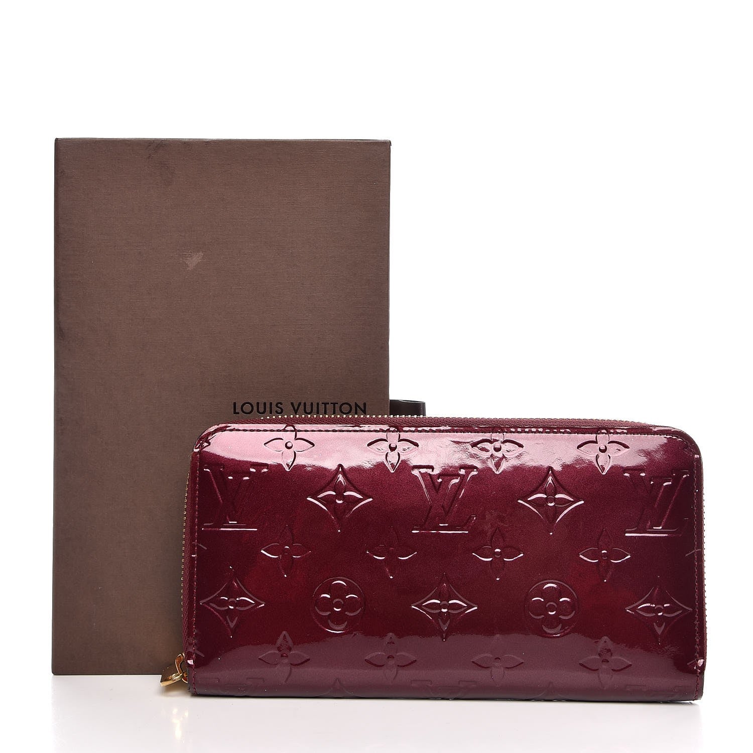 Louis Vuitton Vernis Zippy Wallet Rouge Fauviste 8 of 8