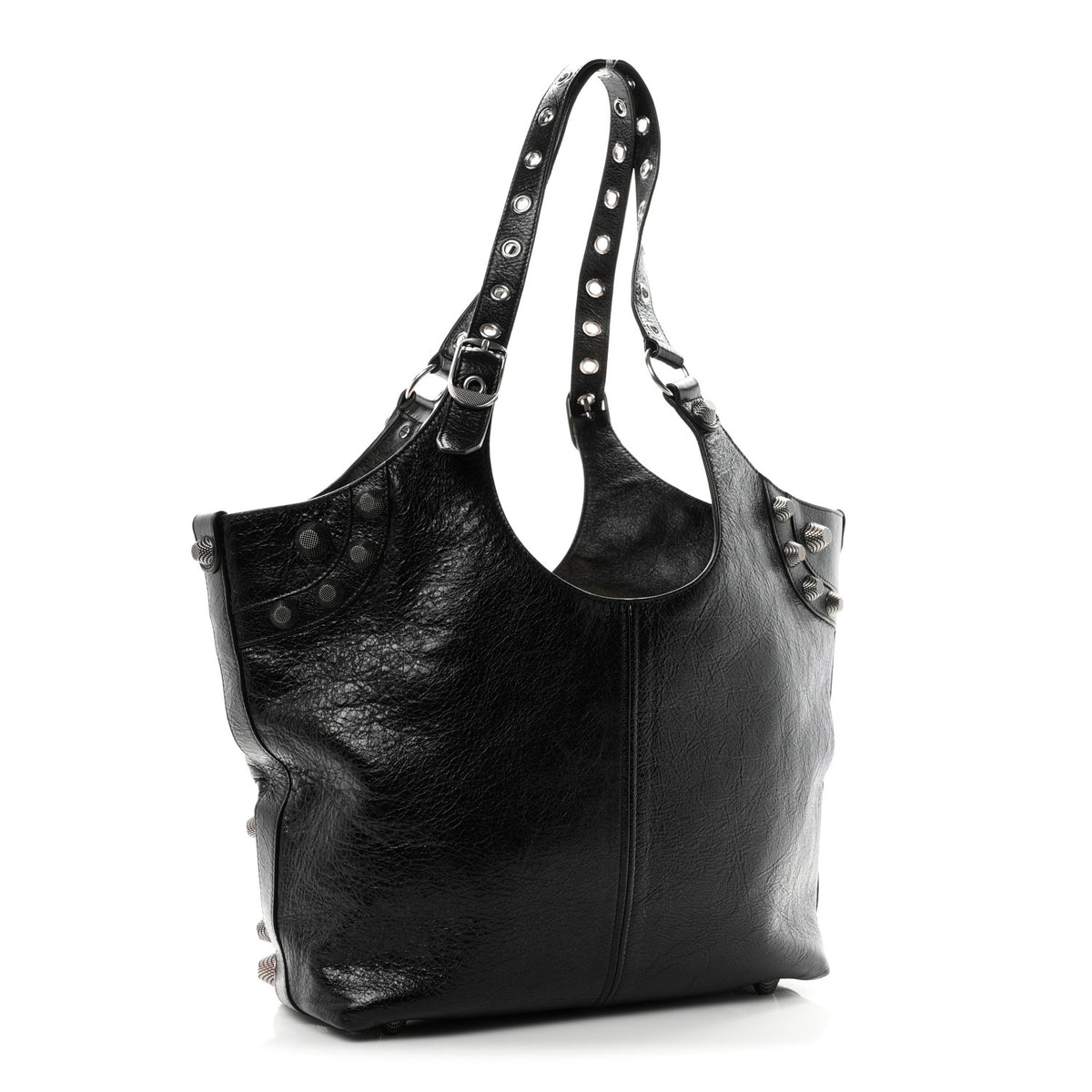 Balenciaga Agneau Arena Medium Le Cagole Carry All Bag Black 3 of 9