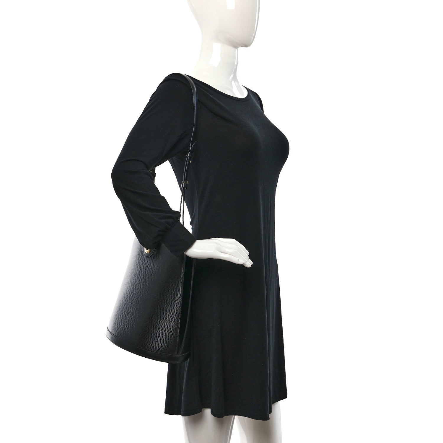 Louis Vuitton Epi Cluny Black 2 of 8