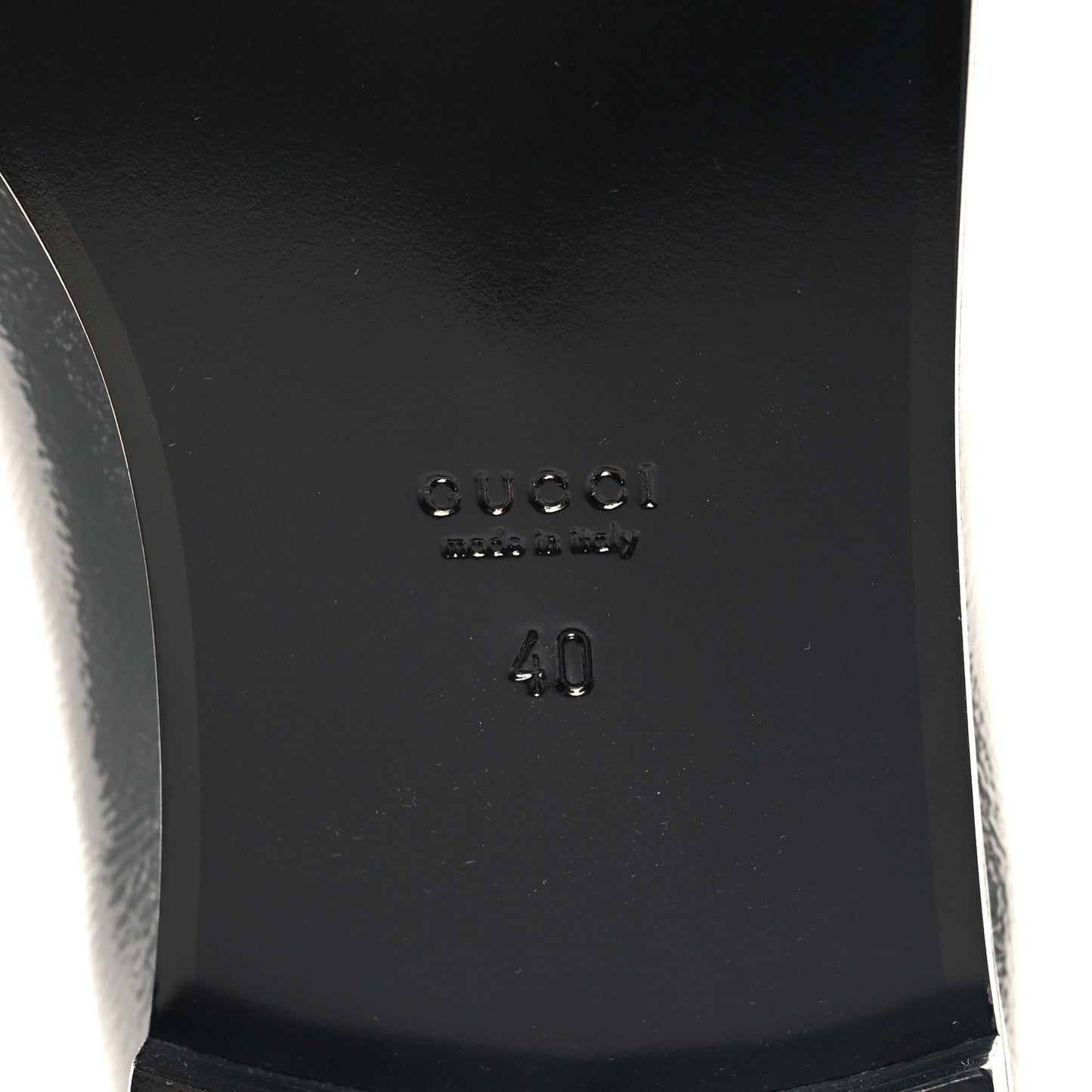 Naplack Patent Horsebit Banks Loafers 40 Melange Platinum