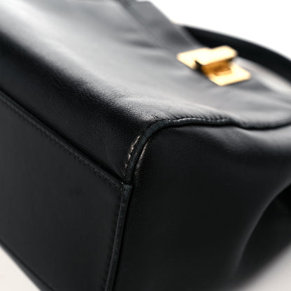 Fendi Nappa Mini Peekaboo Iconic Satchel Black 9 of 13