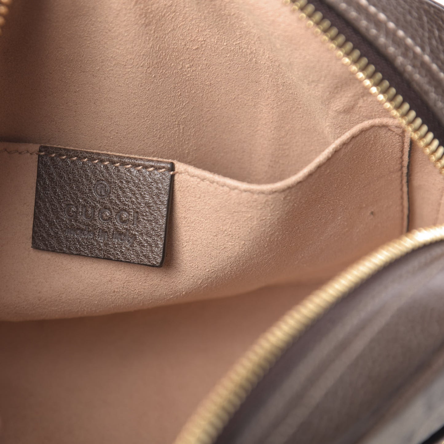 GG Supreme Monogram Web Small Ophidia Belt Bag 75 30 Dark Brown