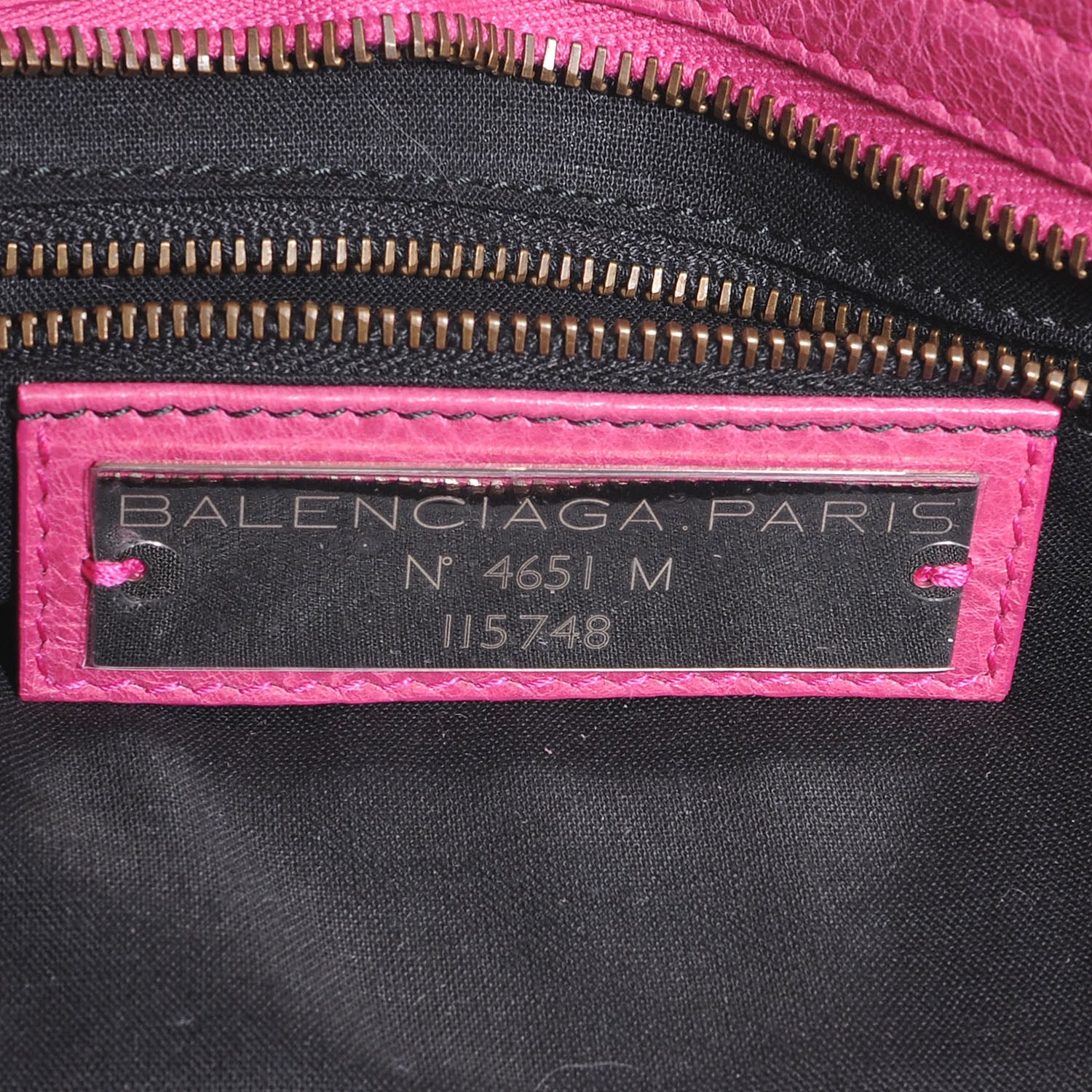 Balenciaga Agneau Classic Hardware City Cyclamen Fucsia 6 of 7