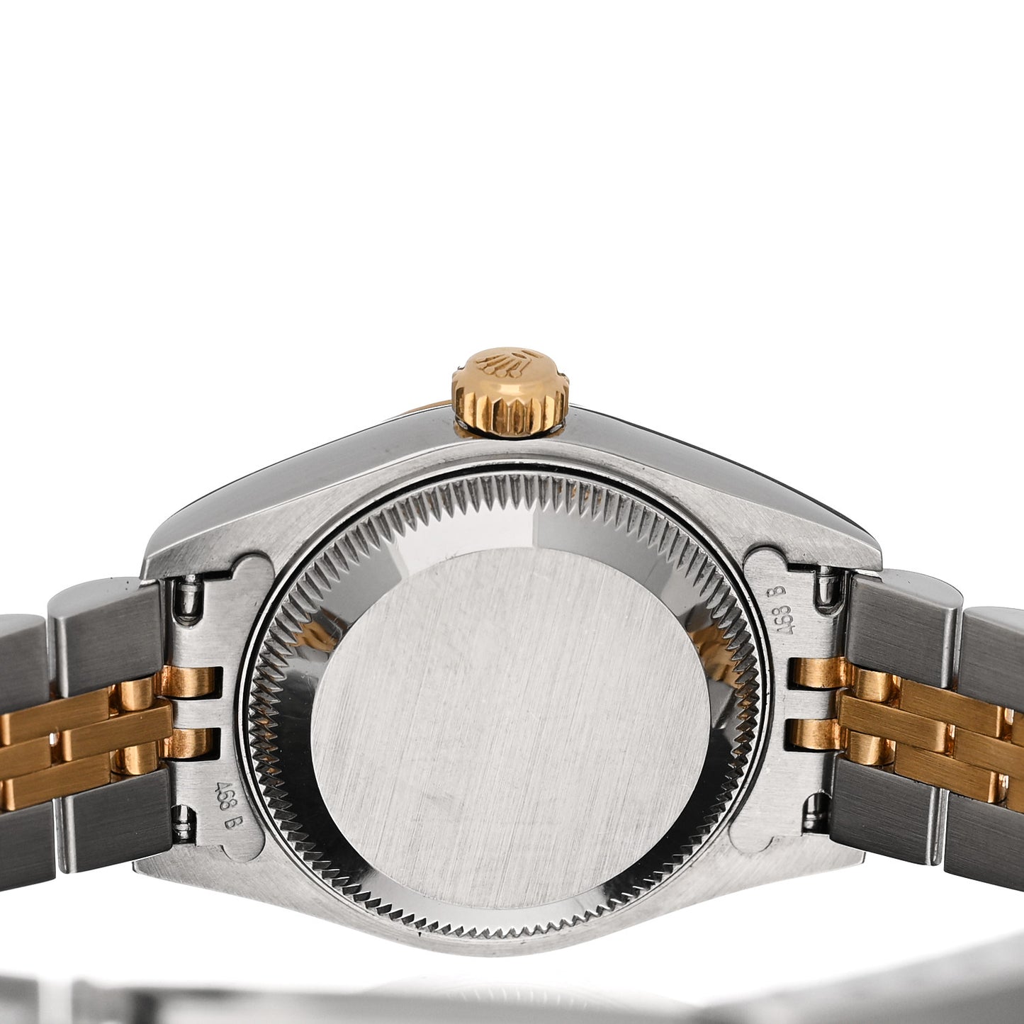 Stainless Steel 18K Yellow Gold 26mm Oyster Perpetual Datejust Watch Black 79173