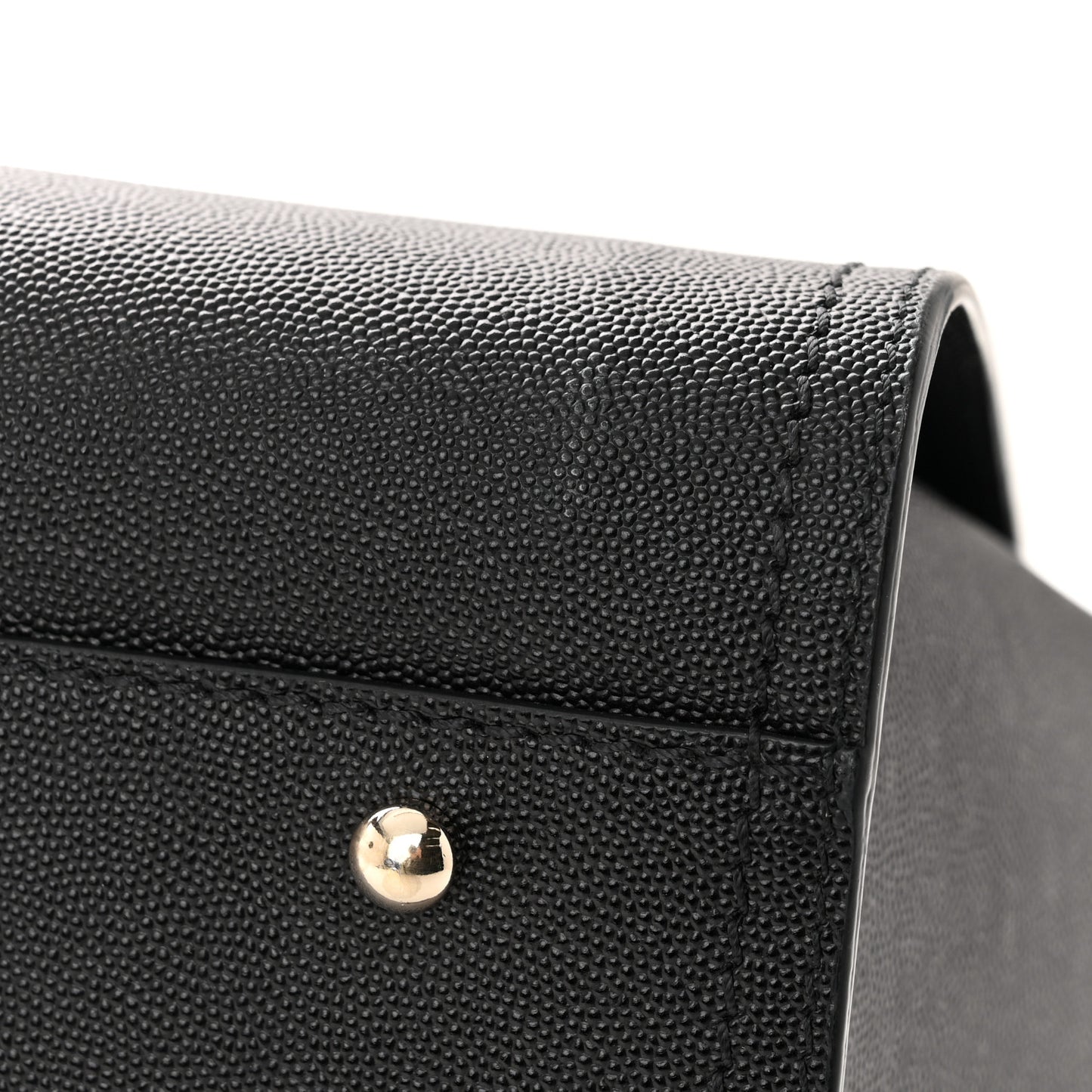 Caviar Medium Studded Deauville Tote Black