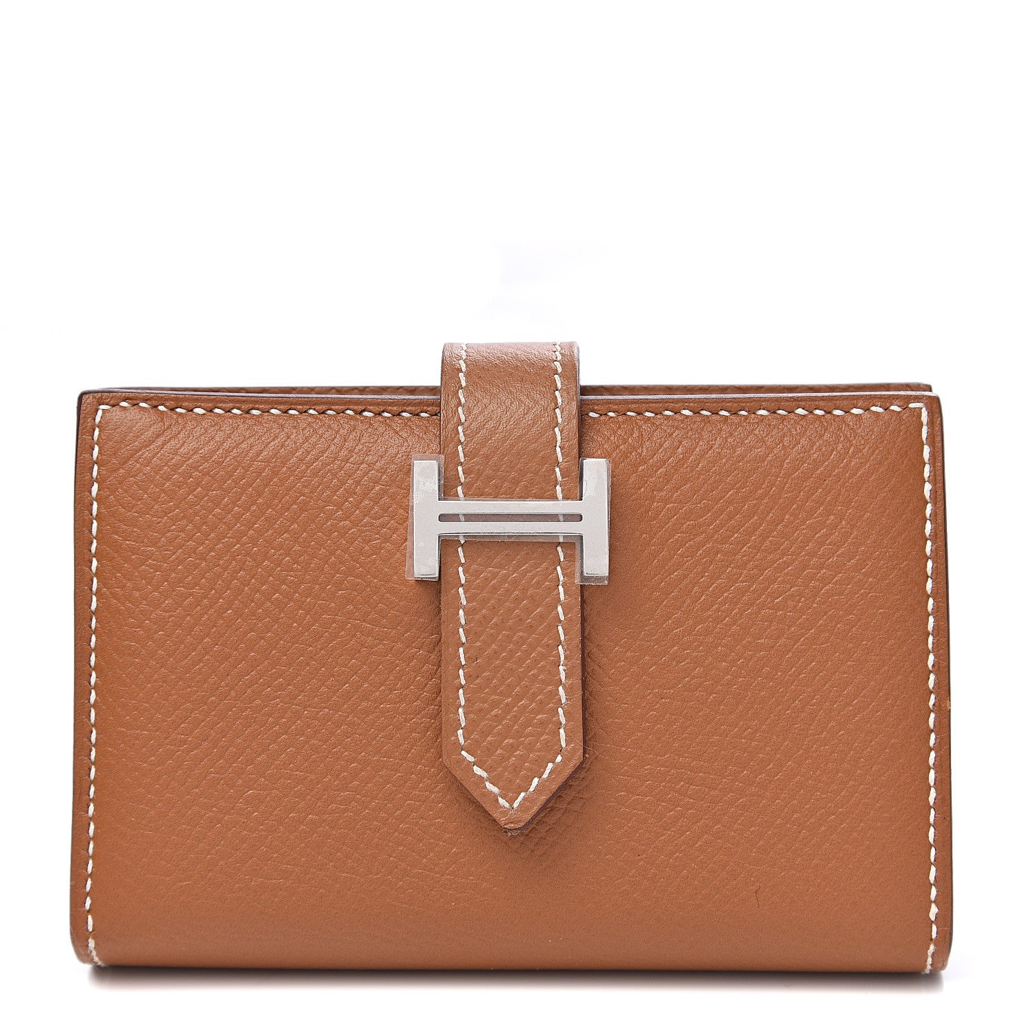 Hermes Epsom Mini Bearn Wallet Gold 1 of 6