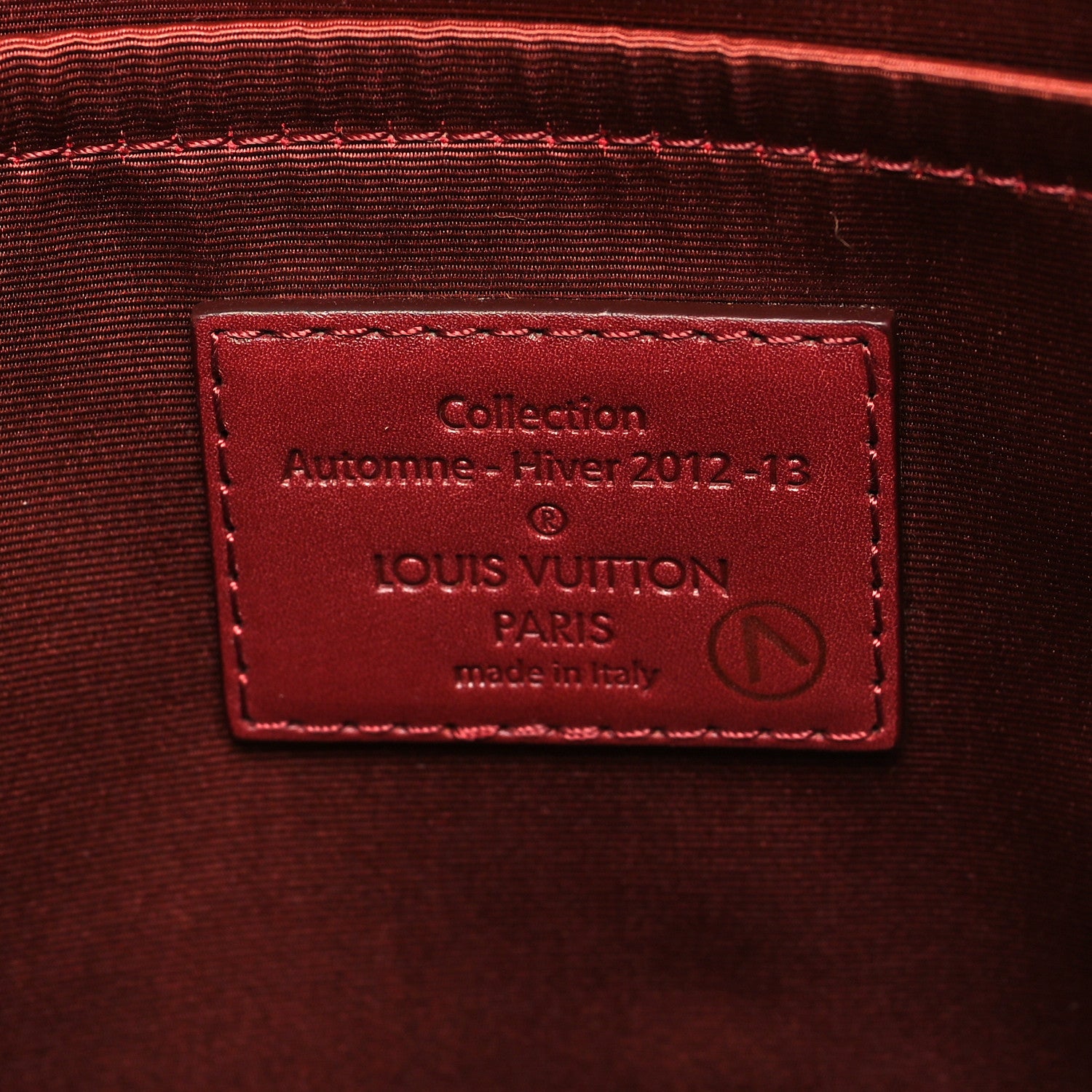 Louis Vuitton Sequin Monogram Sunshine Express North South Burgundy 6 of 12