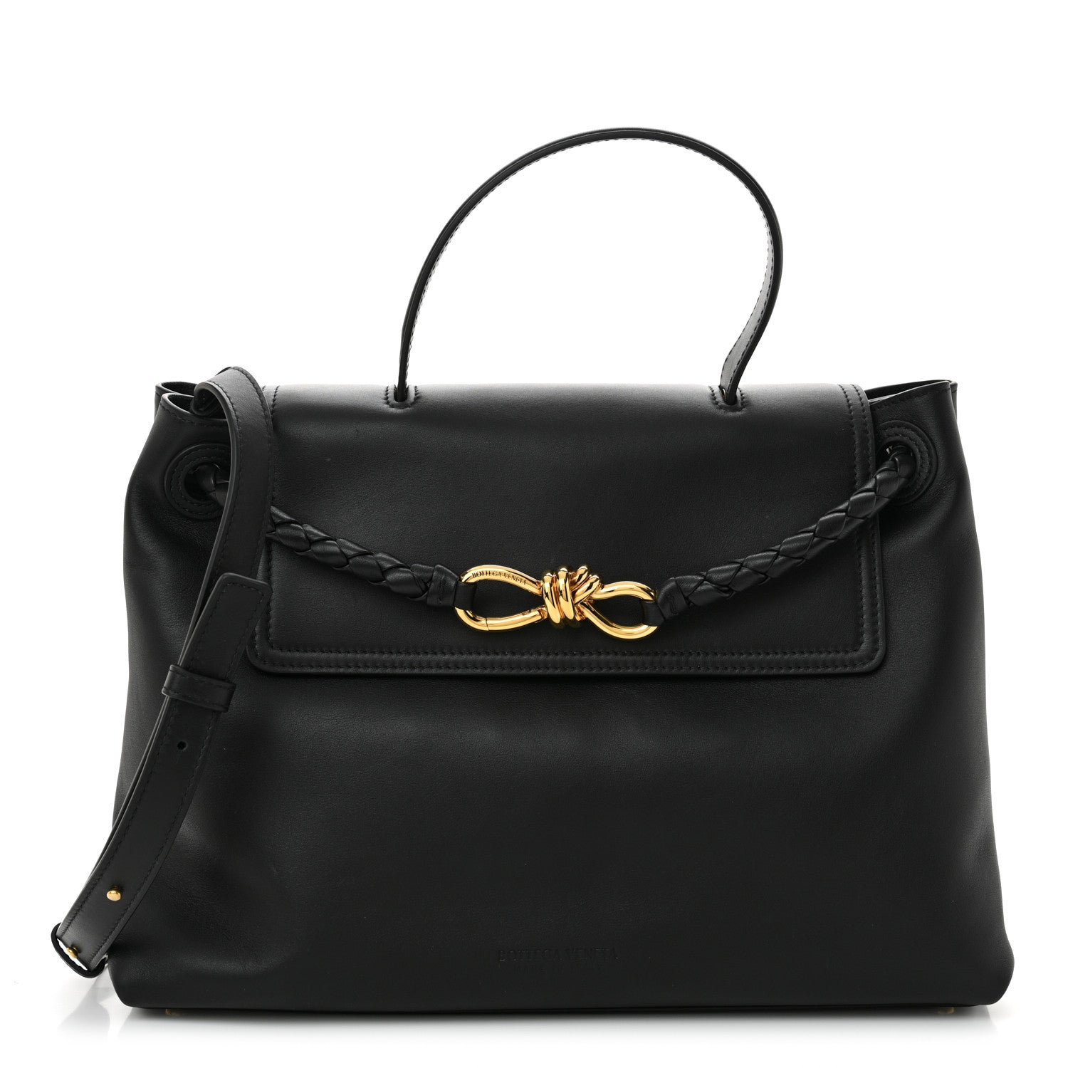 Bottega Veneta Silky Calfskin Medium Ciao Ciao Black 1 of 10