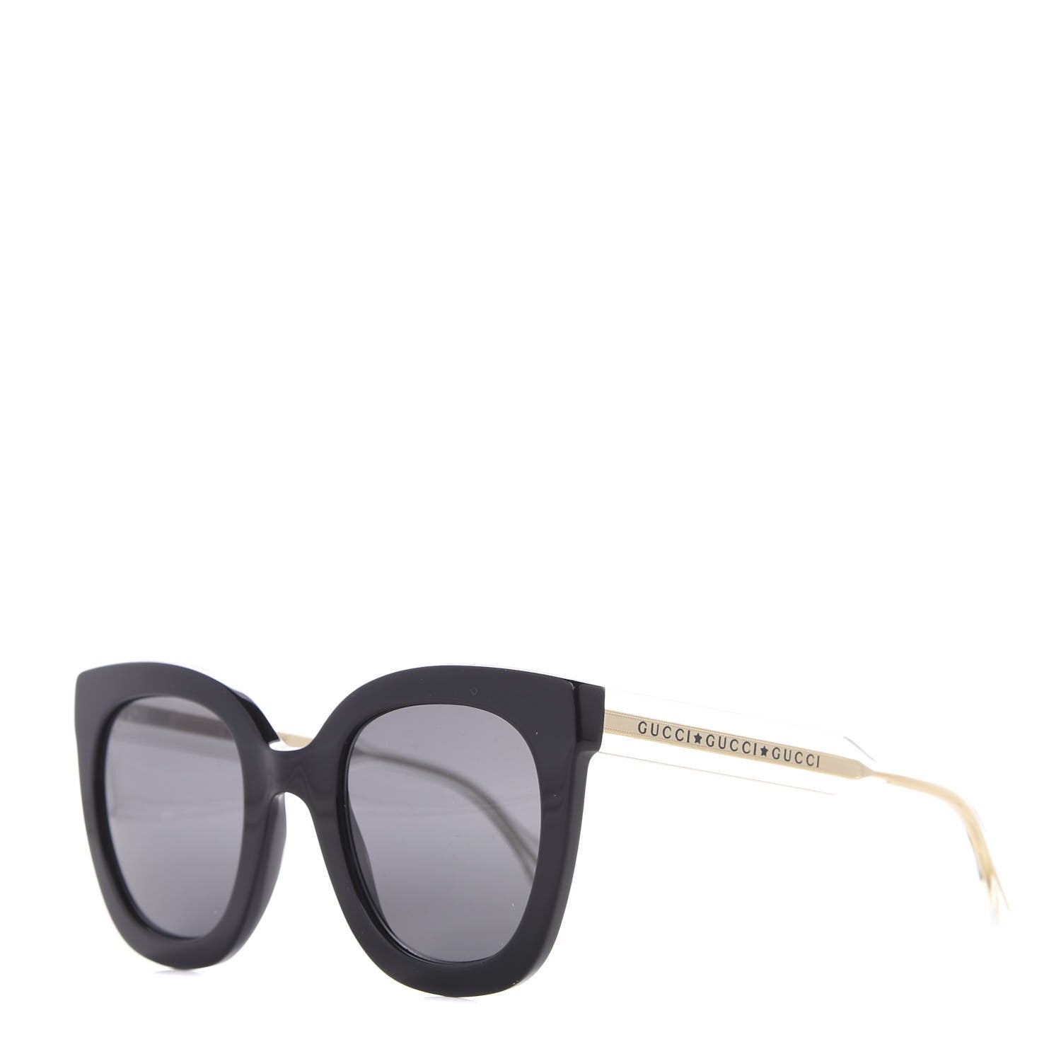 Gucci Acetate Crystal Sunglasses GG0564S Black Grey 1 of 8