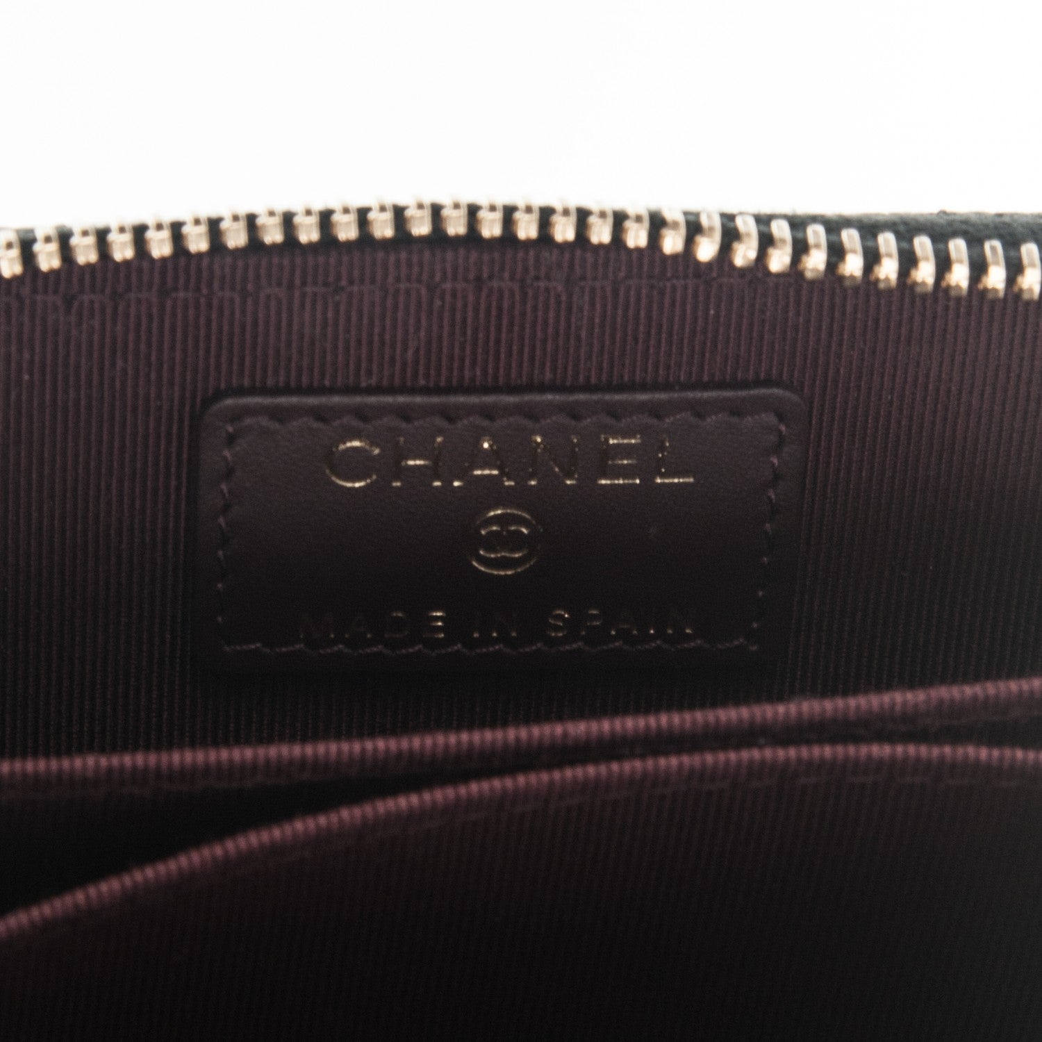 Chanel Caviar Quilted Zip Coin Purse Black 6 of 14