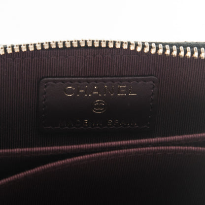 Chanel Caviar Quilted Zip Coin Purse Black 6 of 14