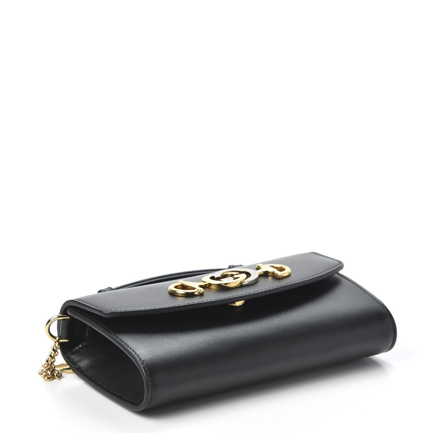 Smooth Calfskin Mini Zumi Shoulder Bag Black