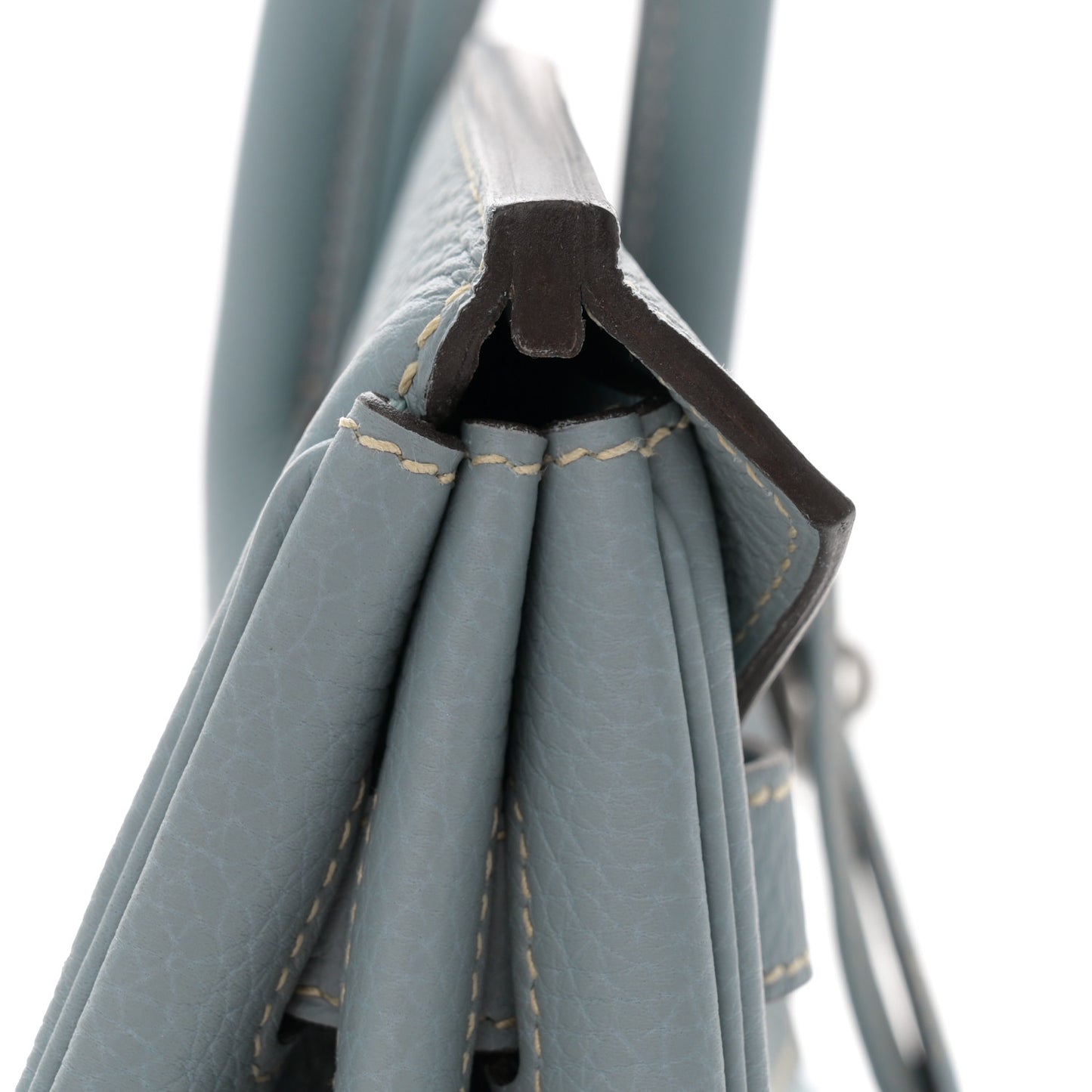Togo Birkin 35 Bleu Lin