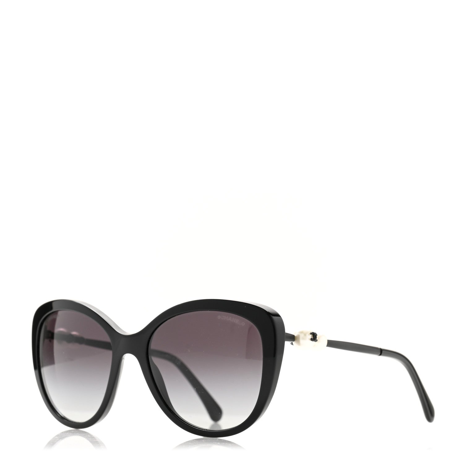 Chanel Pearl Sunglasses 5338-H Black 1 of 8