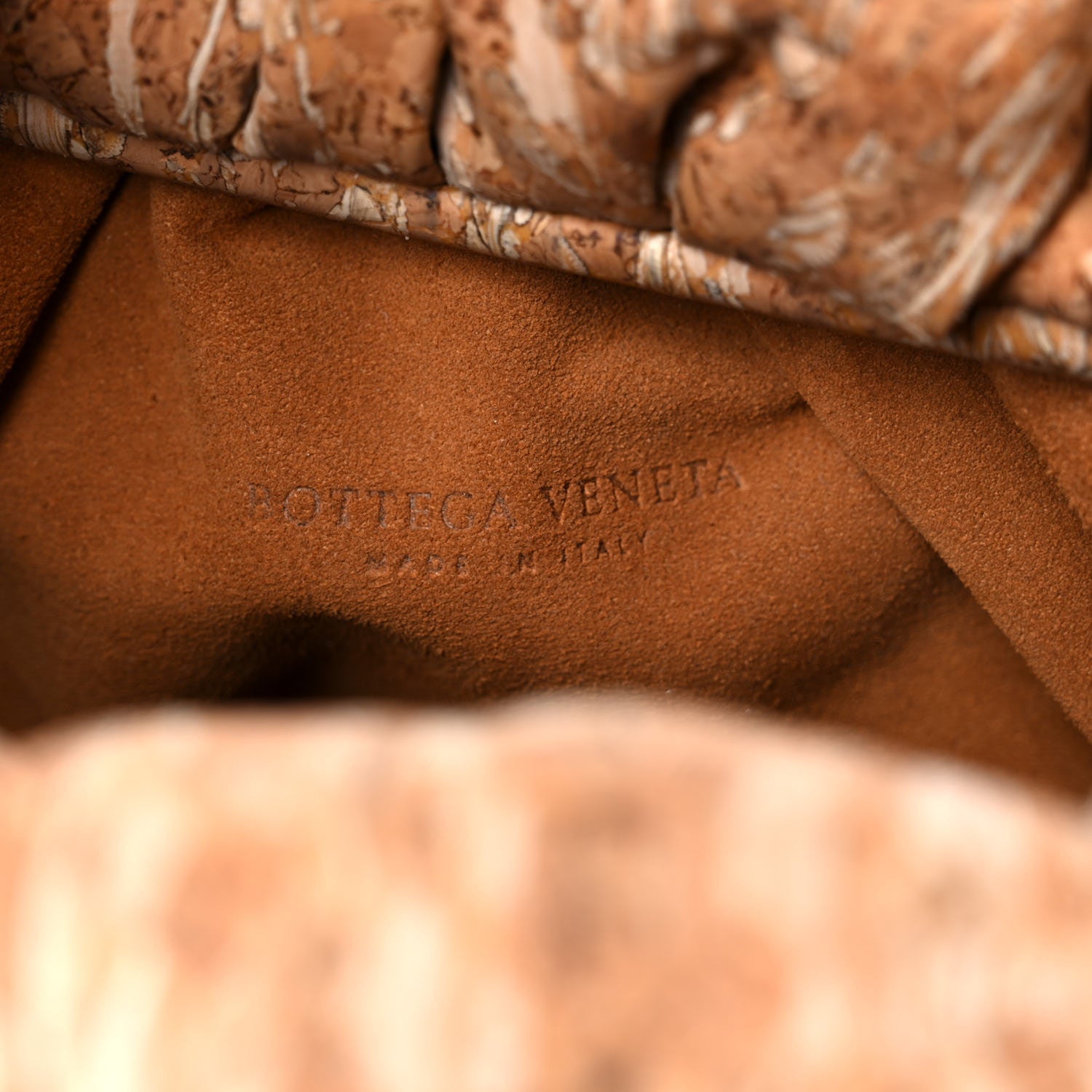 Bottega Veneta Cork The Shoulder Pouch Natural 6 of 9
