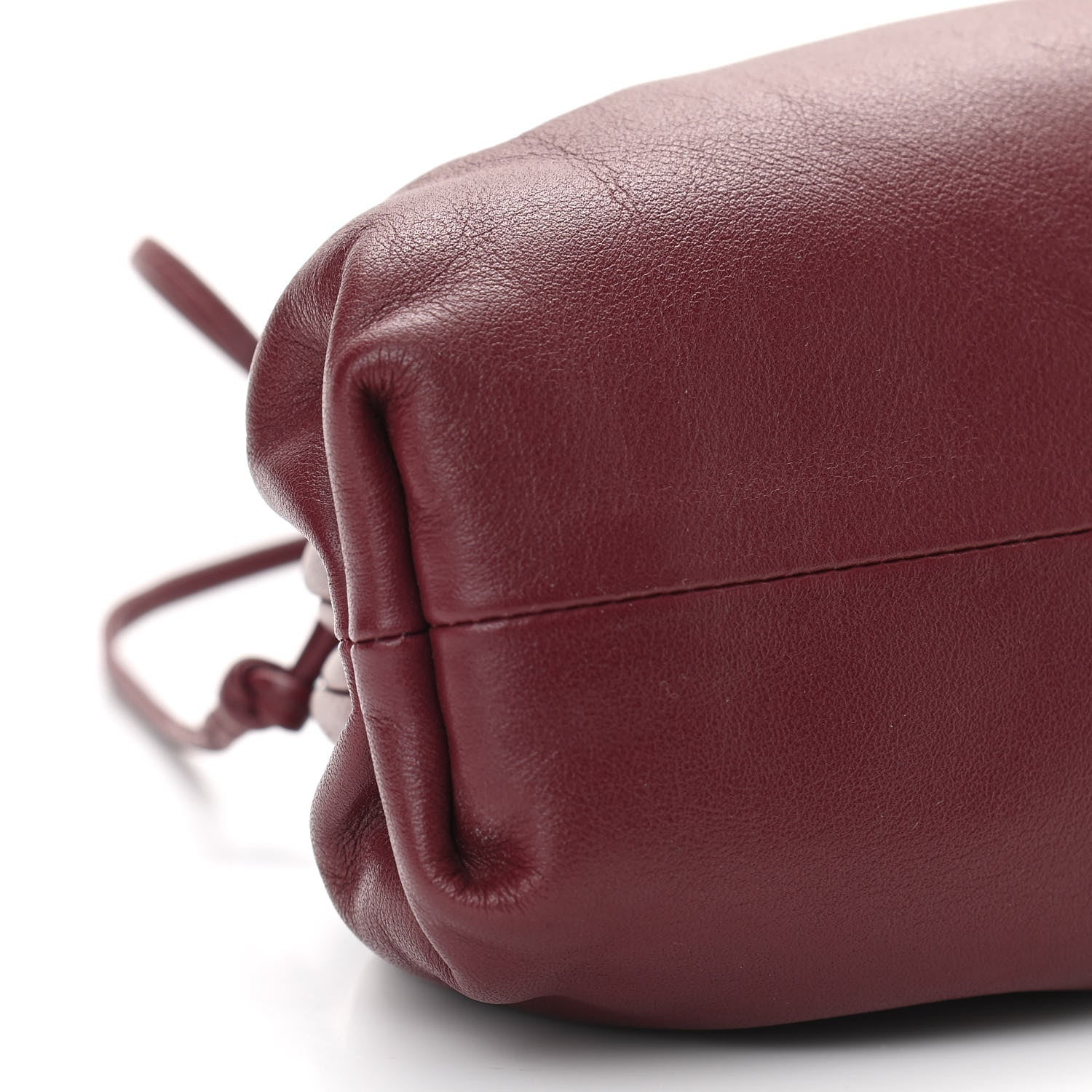 Bottega Veneta Butter Calfskin The Mini Pouch Bordeaux 9 of 10