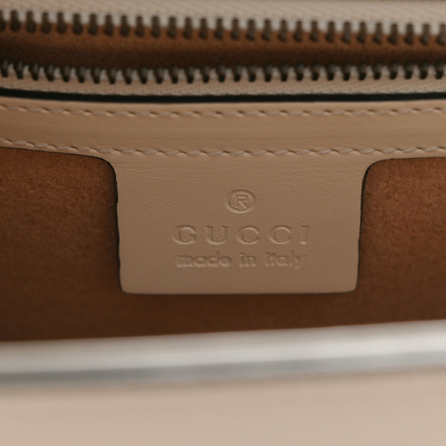 Gucci Calfskin Sylvie Web Queen Margaret Shoulder Bag Mystic White Black 6 of 12