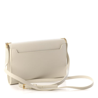 Saint Laurent Grain de Poudre Mini Uptown Crossbody Bag Porcellana 2 of 7