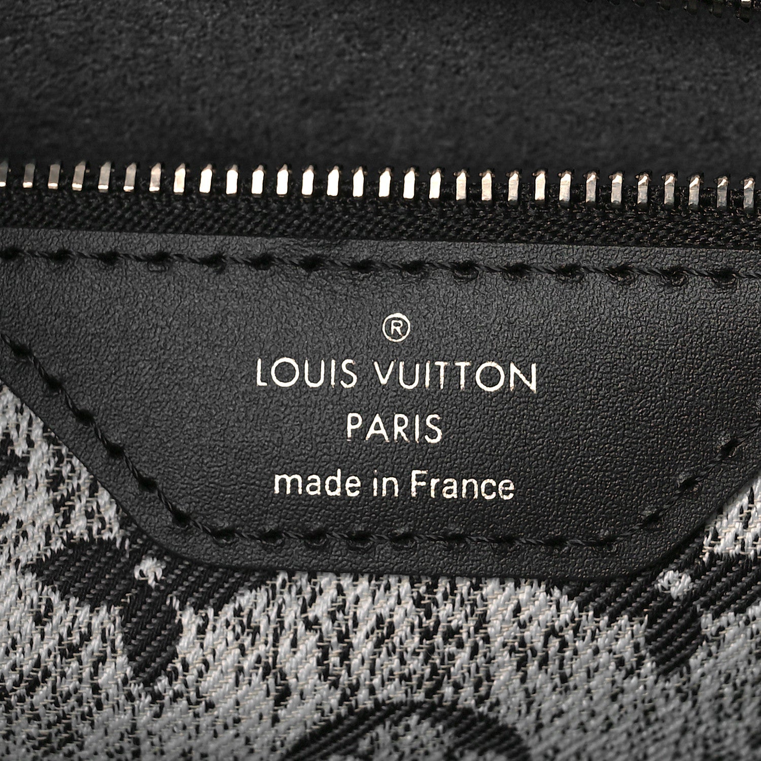 Louis Vuitton Denim Monogram Jacquard Neverfull MM Grey 6 of 8
