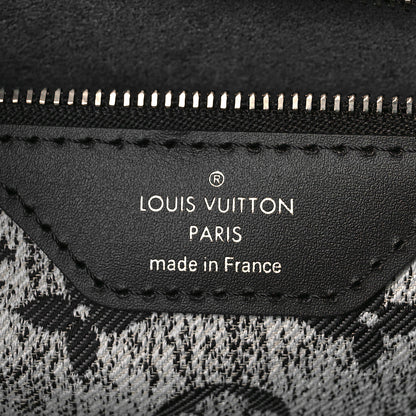 Louis Vuitton Denim Monogram Jacquard Neverfull MM Grey 6 of 8