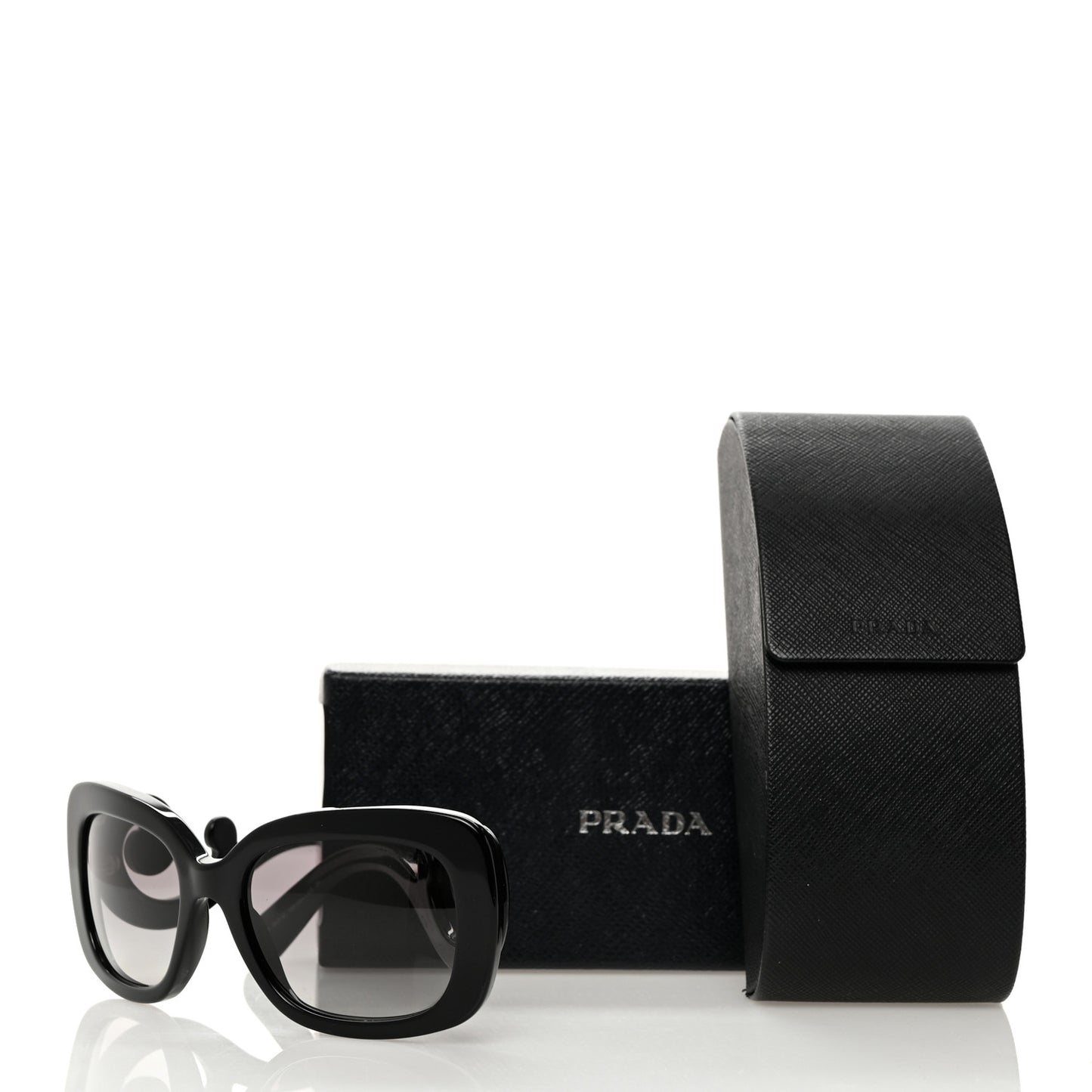 Acetate Baroque Sunglasses SPR 27O Black