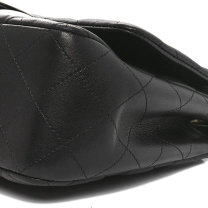 Chanel Lambskin Quilted Jumbo Single Flap Black 10 of 10