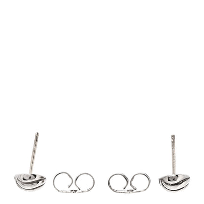 David Yurman Sterling Silver 8mm Sculpted Cable Stud Earrings 3 of 5