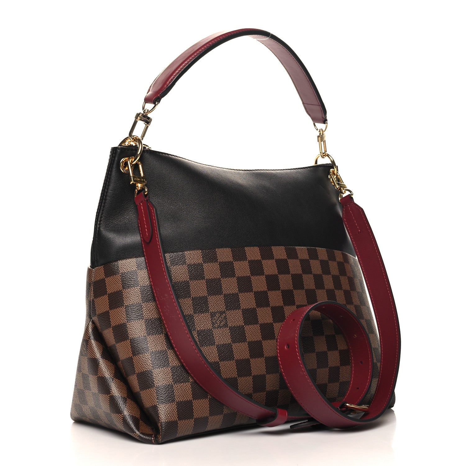 Louis Vuitton Damier Ebene Calfskin Maida Black 3 of 10