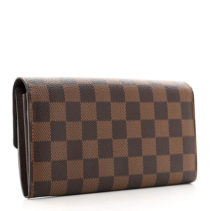 Louis Vuitton LOUIS VUITTON Damier Ebene Sarah Wallet 3 of 8