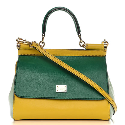 Dolce & Gabbana Dauphine Small Miss Sicily Satchel Green 1 of 9