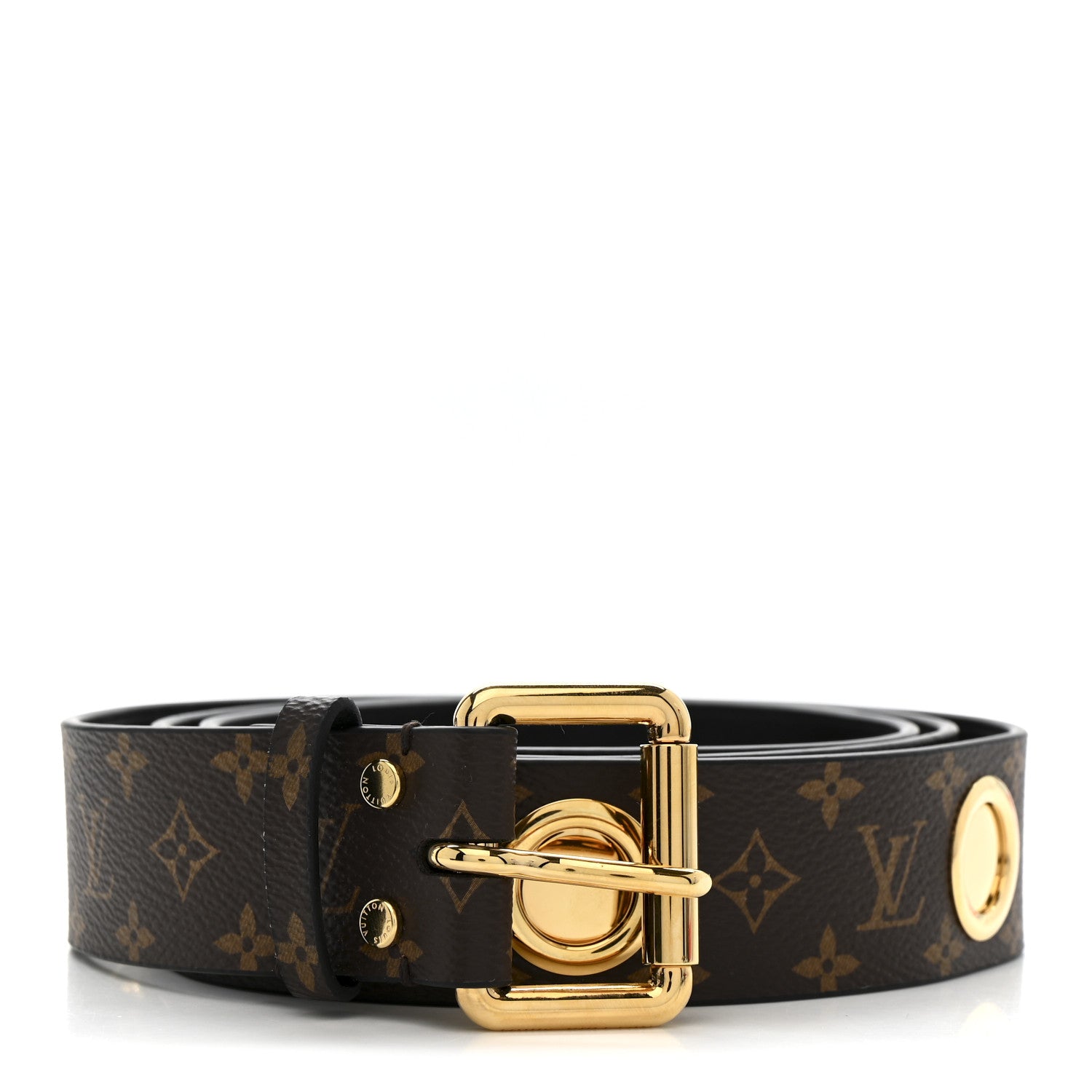 Louis Vuitton Monogram Eyelets 30mm Belt 90 36 1 of 7