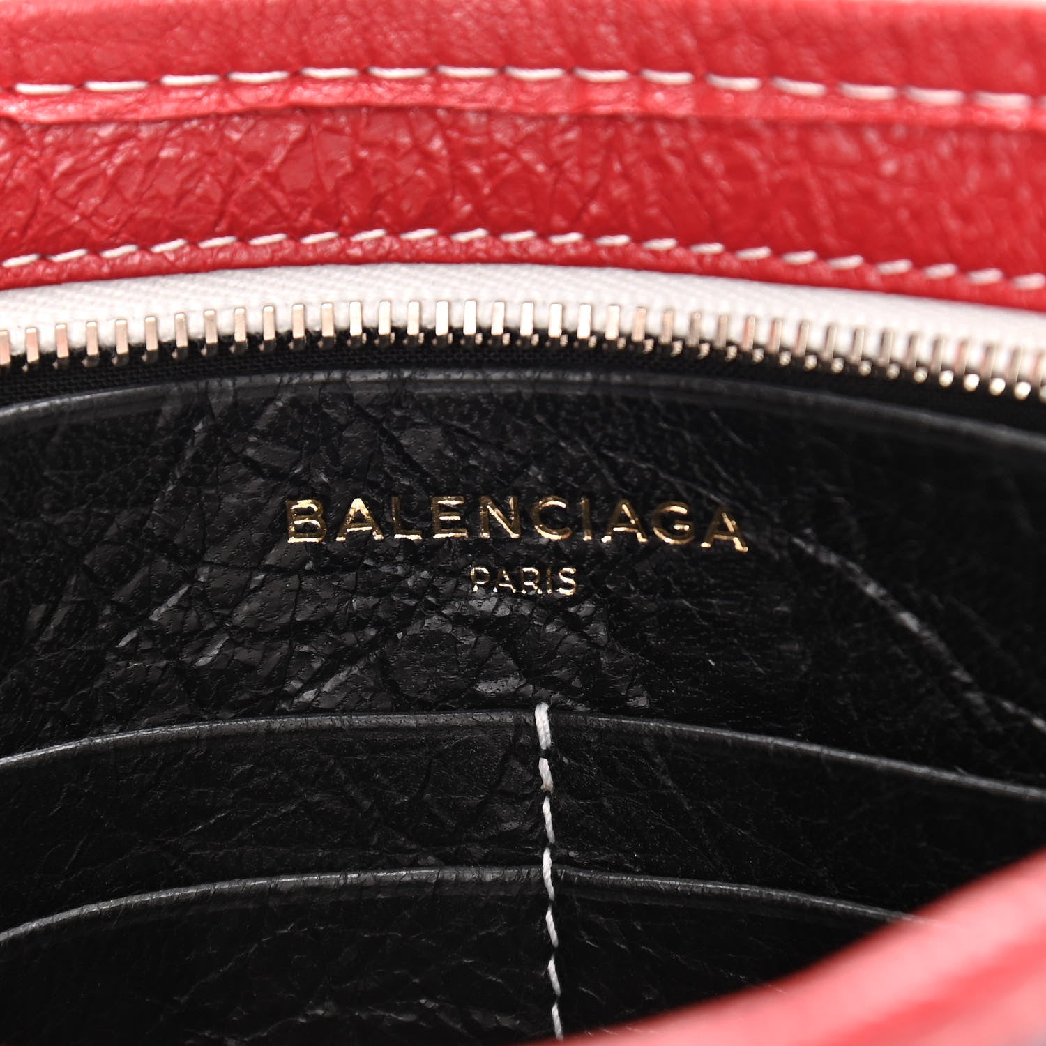 Balenciaga Agneau Arena Multicolore Bazar Strap Clutch Grey White Black Red Blue 6 of 10