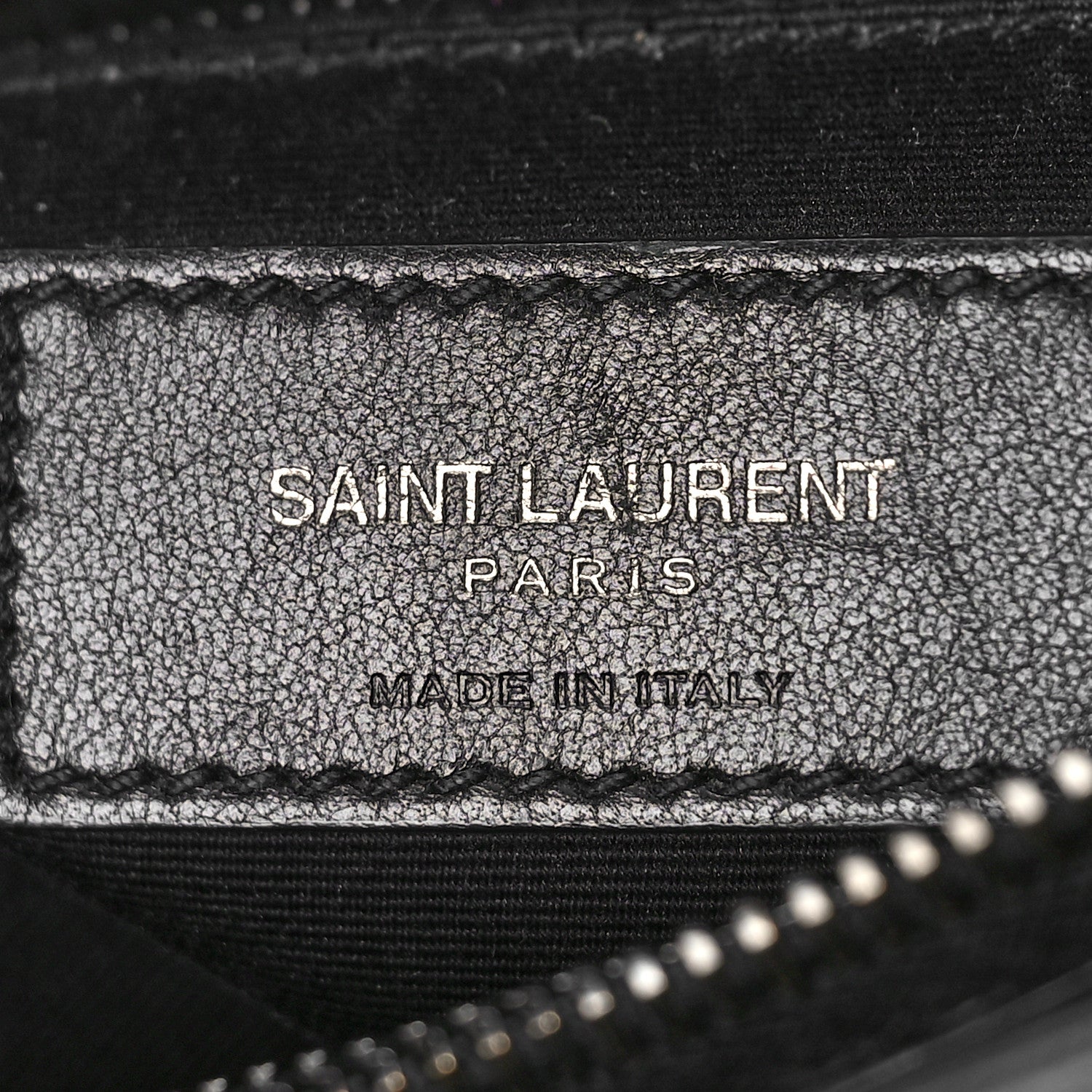 Saint Laurent Calfskin Y Quilted Monogram Monochrome Medium Loulou Chain Satchel Black 7 of 10