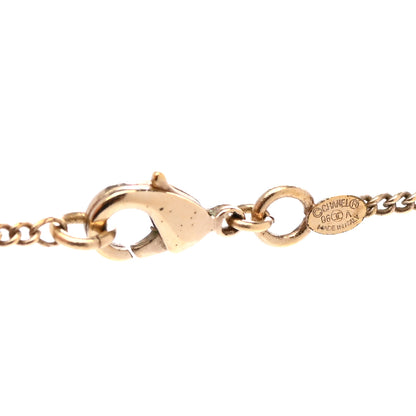Chanel Crystal CC Necklace Light Gold Multicolor 5 of 7