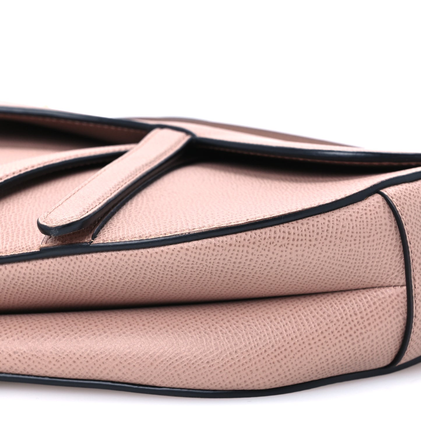 Grained Calfskin Saddle Bag With Strap Fard