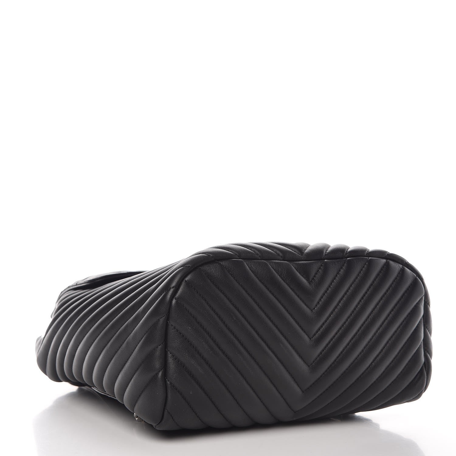 Chanel Calfskin Chevron Quilted Large Urban Spirit Backpack Black 4 of 7