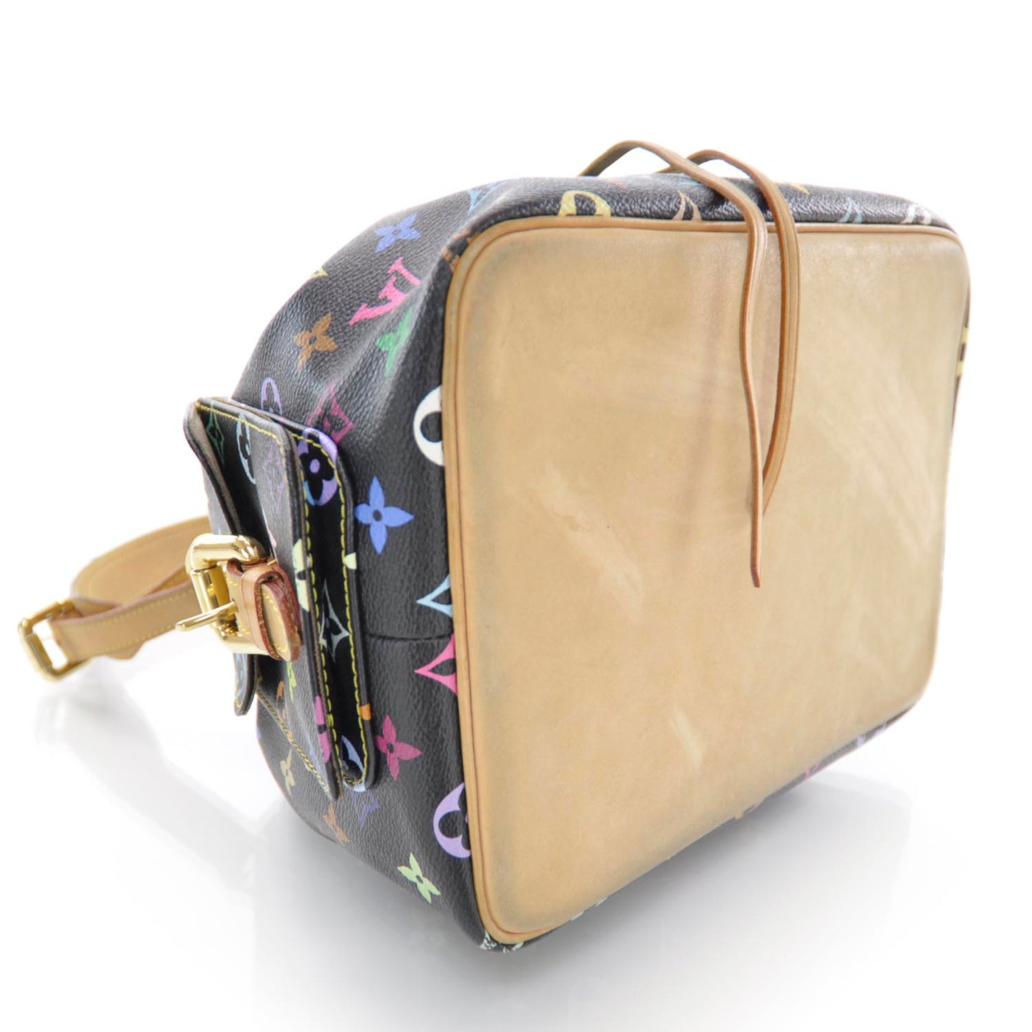 Monogram Multicolor Petit Noe Black