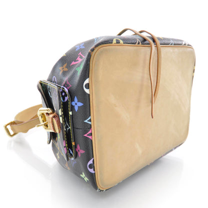 Louis Vuitton Monogram Multicolor Petit Noe Black 4 of 8