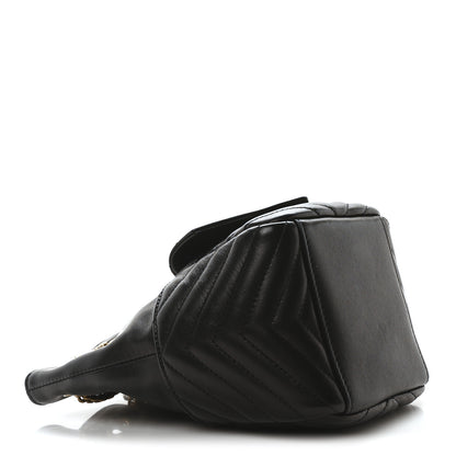 Saint Laurent Lambskin Matelasse Monogram Joe Nano Bucket Bag Black 4 of 10