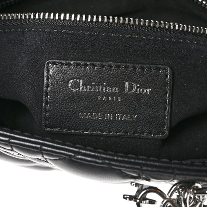 Christian Dior Lambskin Cannage Small My ABCDior Lady Dior Black 5 of 10