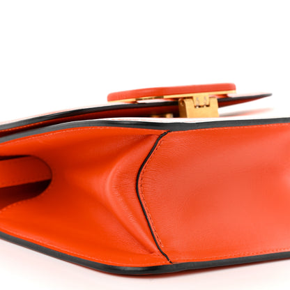 Valentino Garavani Smooth Calfskin Small VSling Shoulder Bag Orange 8 of 10