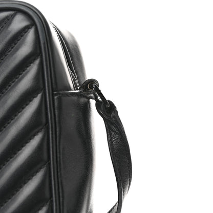 Saint Laurent Calfskin Matelasse Monogram Monochrome Lou Camera Bag Black 13 of 13