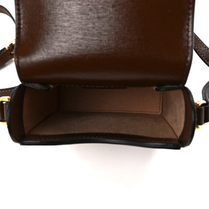 Gucci GG Supreme Monogram Mini Horsebit 1955 Crossbody Bag Beige Brown Sugar 5 of 11