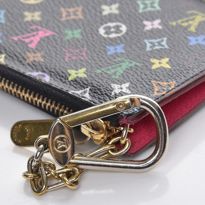 Louis Vuitton Monogram Multicolor Key Pouch Black Grenade 11 of 12